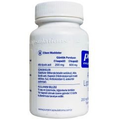 Pure Encapsulations Alpha Lipoic Acid 200 mg 60 Kapsül