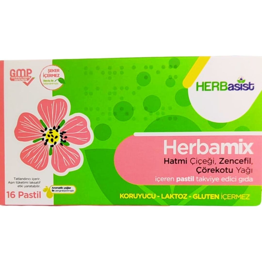 HERBasist Herbamix Pastil Takviye Edici Gıda 16 Adet
