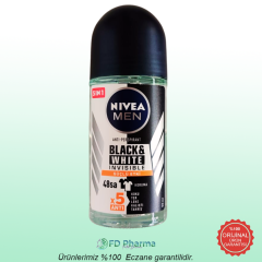 Nivea Men Black & White Invisible Roll-On 50 ml