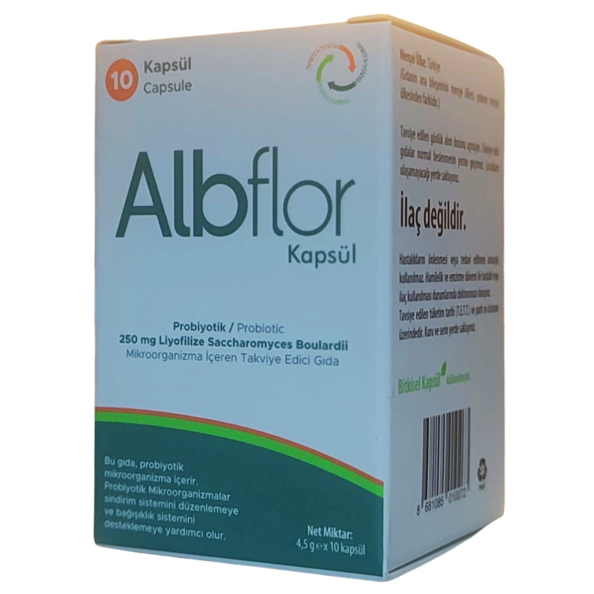 ALB Flor 250 mg 10 Kapsül