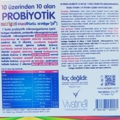 Nutrigen Maxibiotic Probiyotik 10 Saşe İçeren Takviye Edici Gıda
