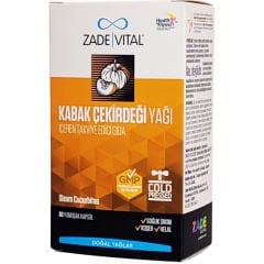 Zade Vital Kabak Çekirdeği Yağı 320 mg 60 Yumuşak Kapsül