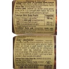 Solgar Omega-3 700 Mg 30 Yumuşak Jelatinli Kapsül