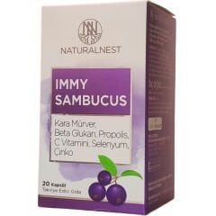 Naturalnest Immy Sambucus Takviye Edici Gıda 20 Kapsül