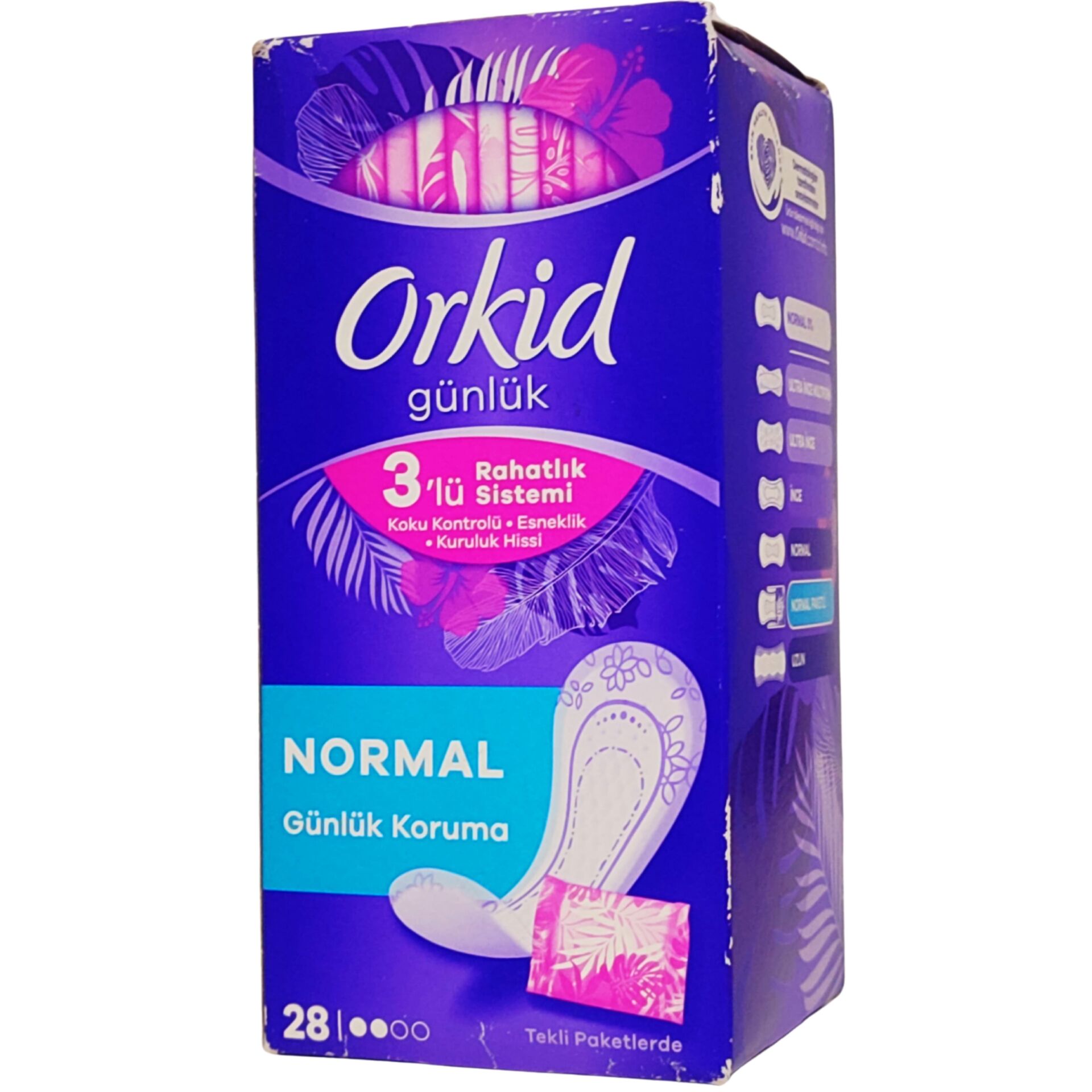 Orkid Günlük Koruma Hijyenik Ped Normal 28'li