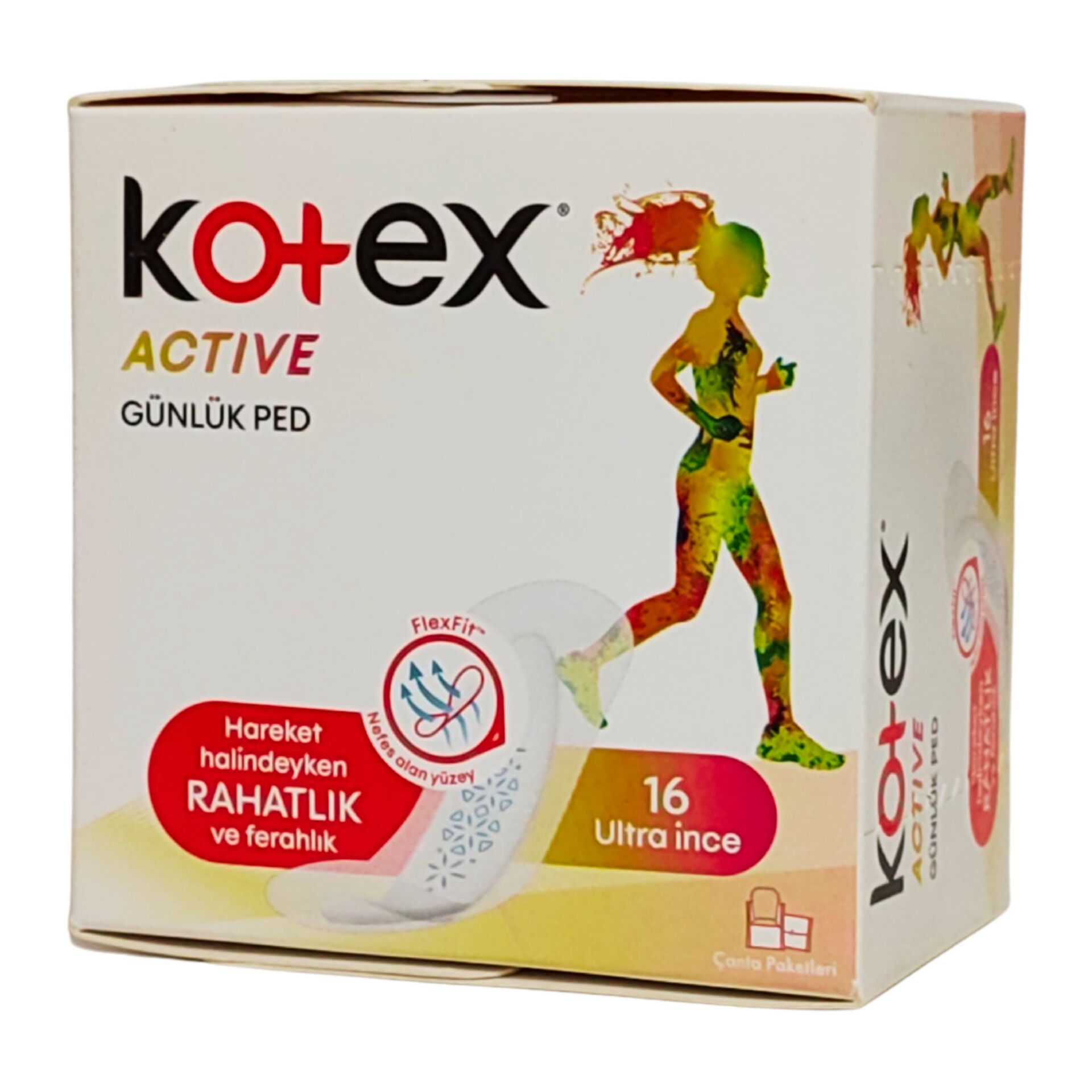 Kotex Active Günlük Ped 16'lı