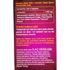 Nutraxin L-Carnitine 60 Tablet