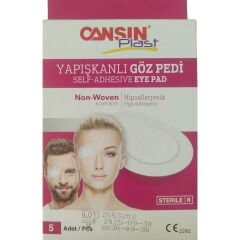 Cansın Plast Yapışkanlı Göz Pedi 5'li