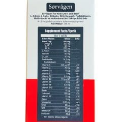 Sorvagen Grow Brain For Kids Sıvı 150 ml