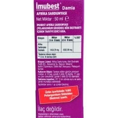 İmubest Pelargonium Sidoides - Afrika Sardunyası Damla 50 ml