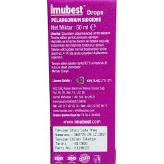 İmubest Pelargonium Sidoides - Afrika Sardunyası Damla 50 ml