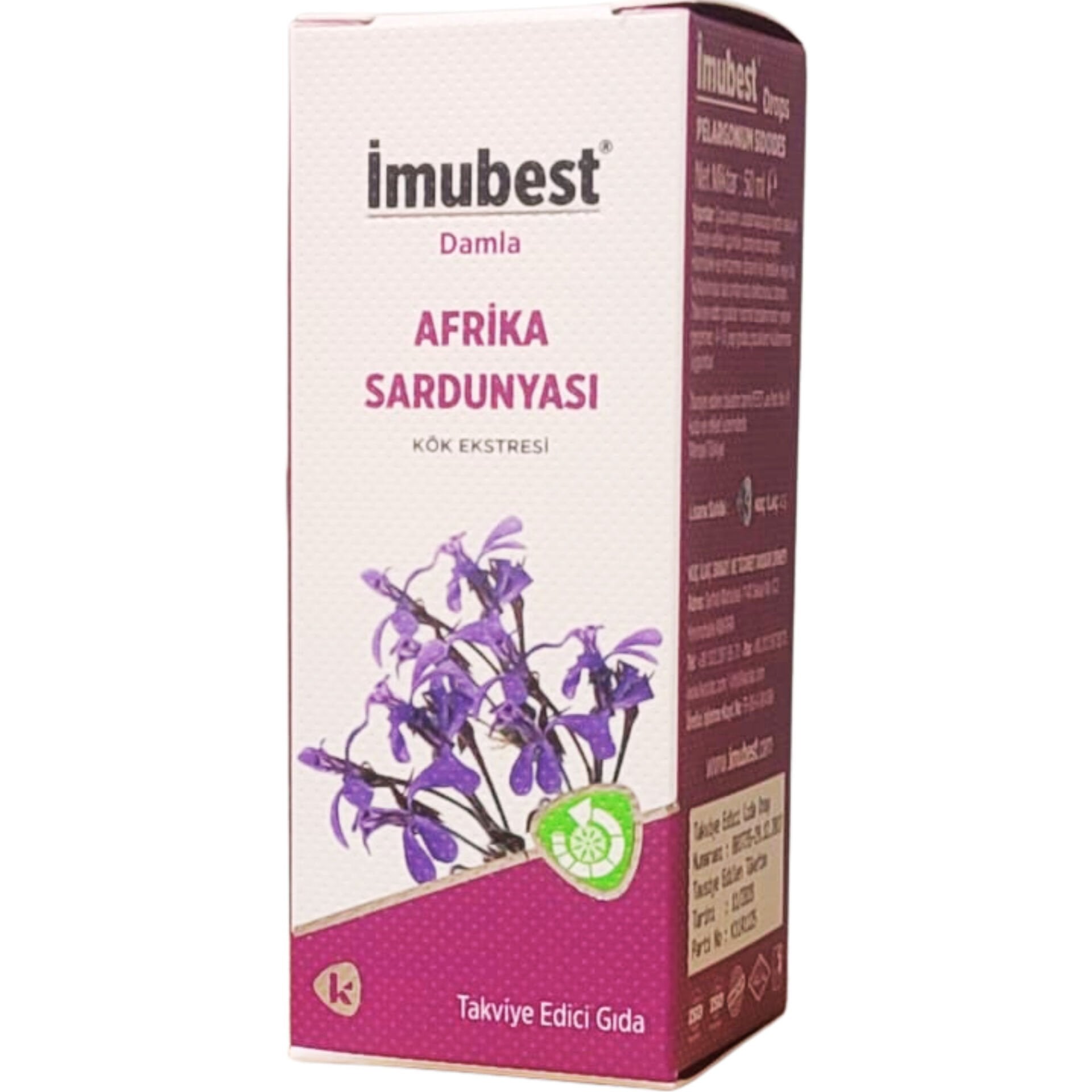 İmubest Pelargonium Sidoides - Afrika Sardunyası Damla 50 ml