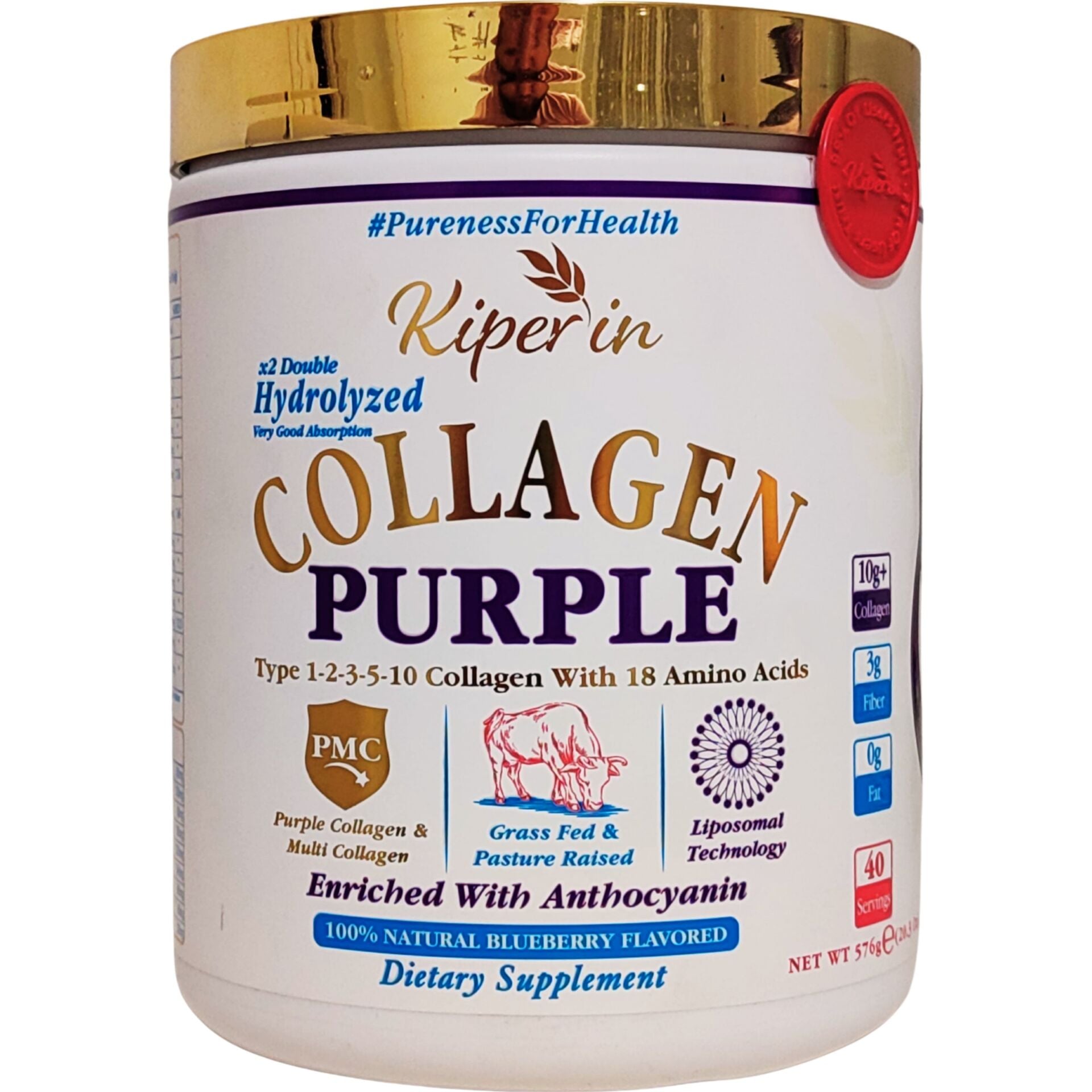 Kiperin Purple Collagen Toz 40 Günlük 575 gr