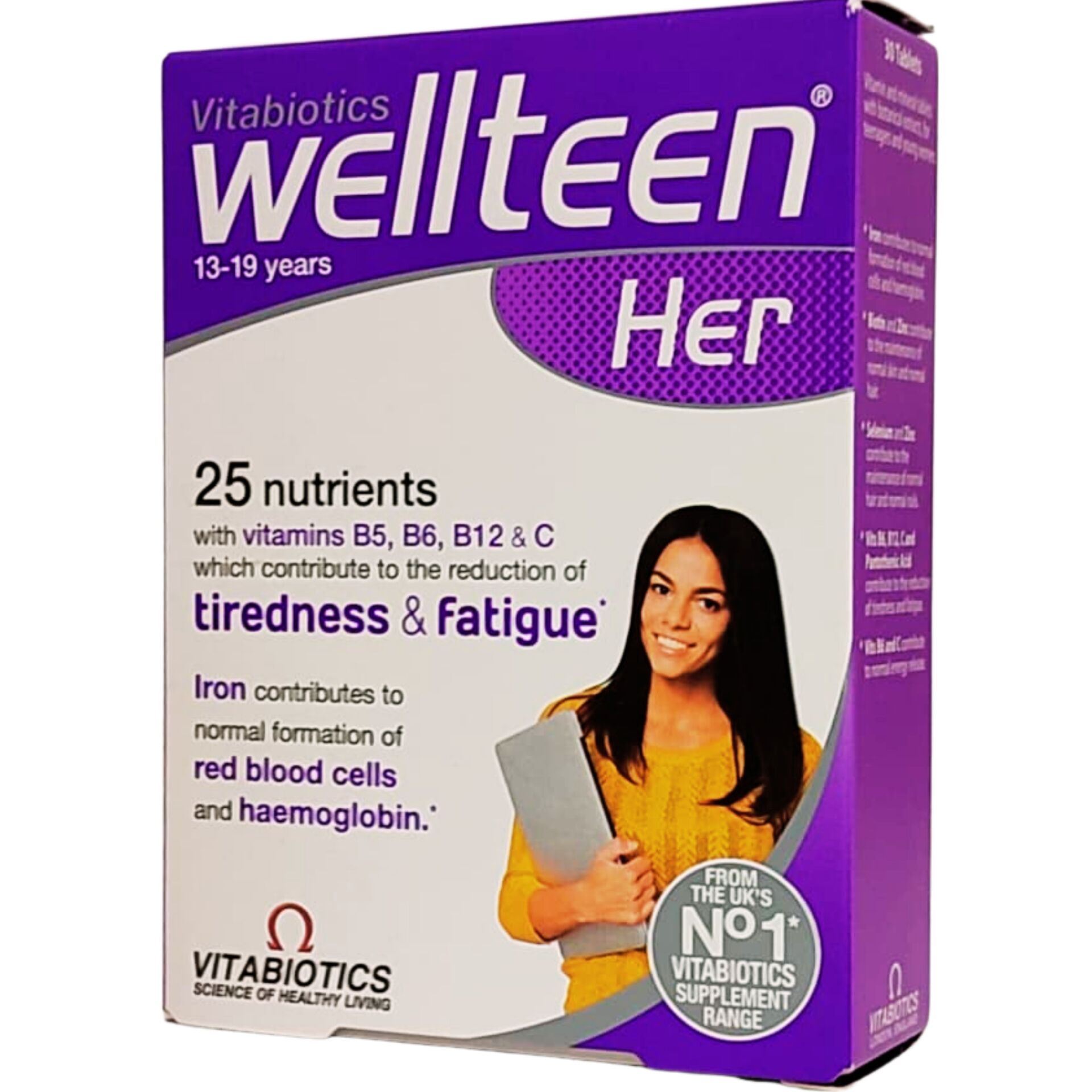Vitabiotics Wellten Her Multivitamin ve Mineraller İçeren Takviye Edici Gıda 30 Tablet