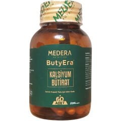 Medera N-Bütirik Asit Kalsiyum İçeren 60 Bitkisel Kapsül - Kalsiyum Butirat - Yeni Kutu