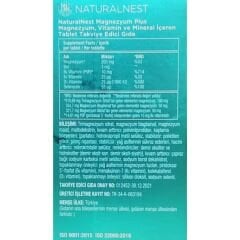 Naturalnest Magnezyum Plus 30 Tablet