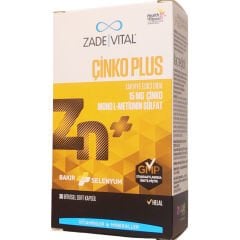 Zade Vital Çinko Plus 30 Kapsül