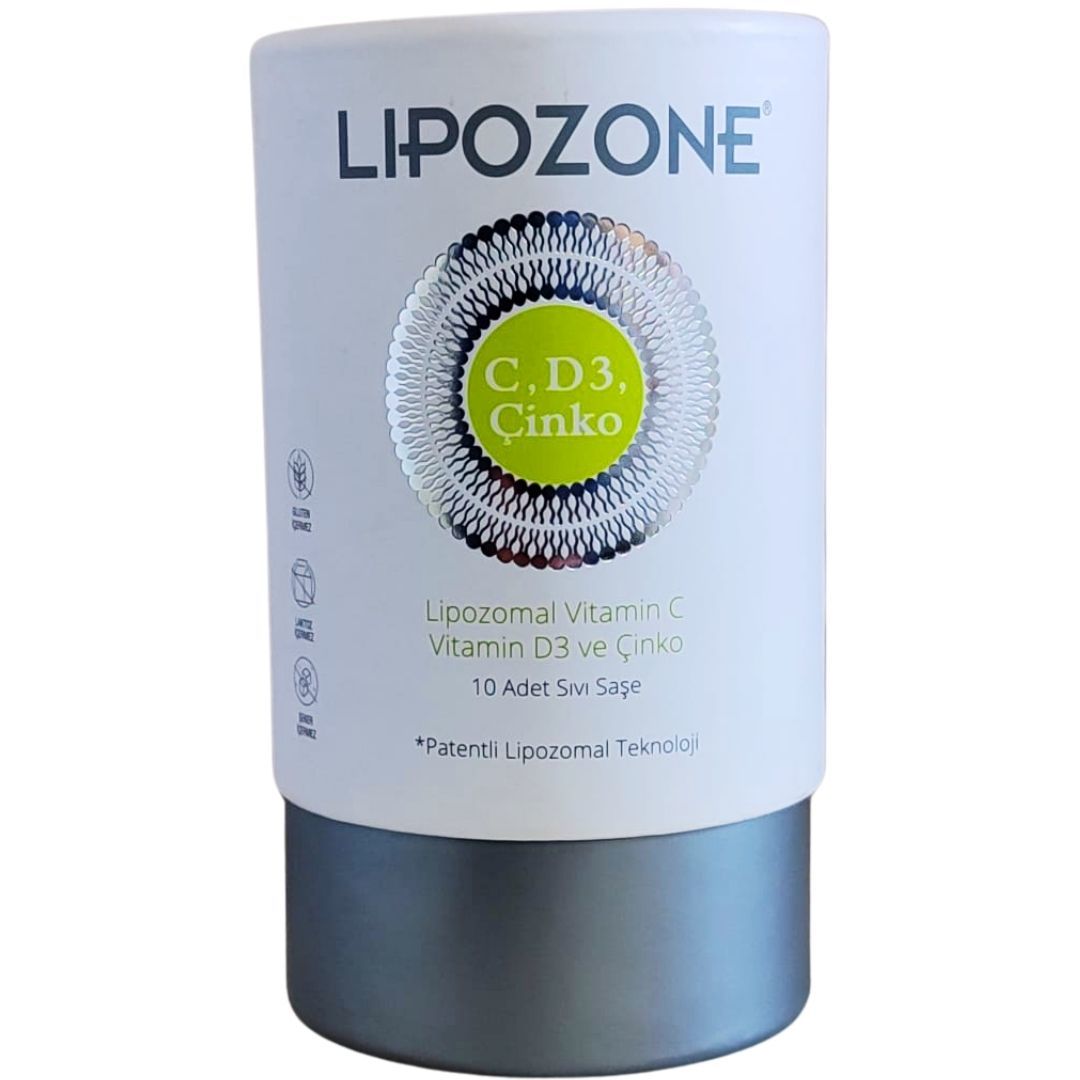 Lipozone Vitamin C D Çinko 10 Saşe