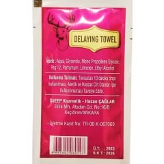 Djeep Tek Kullanımlık Geciktirici Mendil