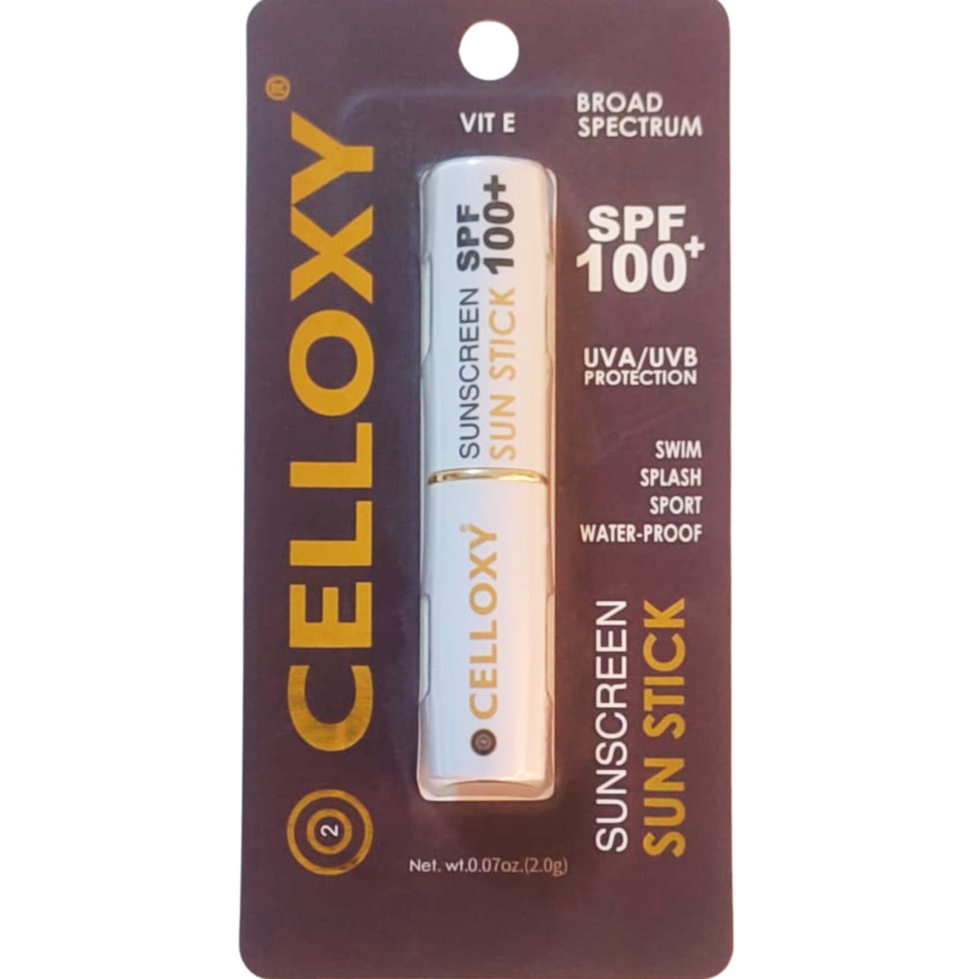 Celloxy Sunscreen Sun Stick SPF 100+  Güneş Koruyucu Stick 2 g