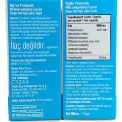 Bigflor Probiyotik Mikroorganizma İçeren 10 Saşe