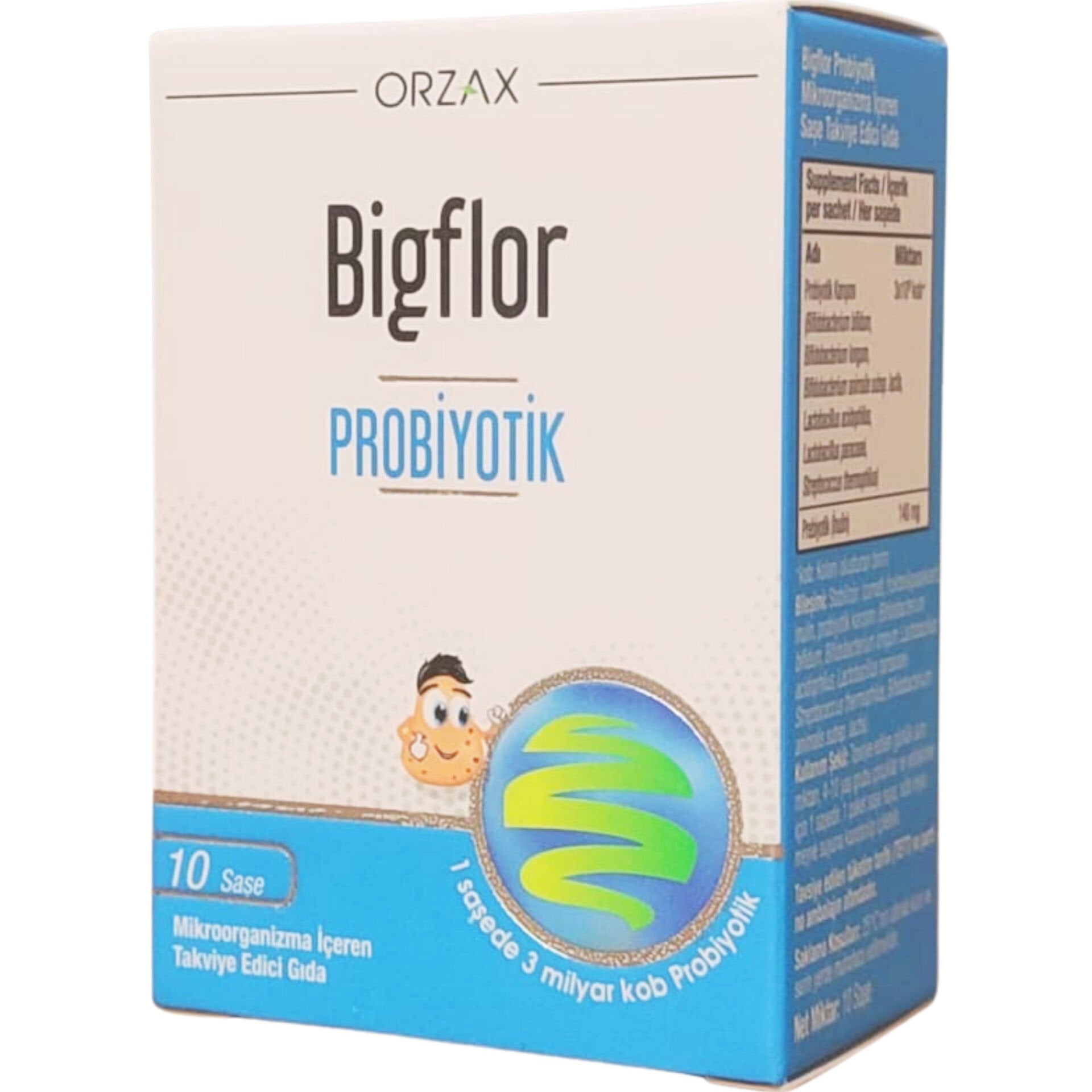 Bigflor Probiyotik Mikroorganizma İçeren 10 Saşe