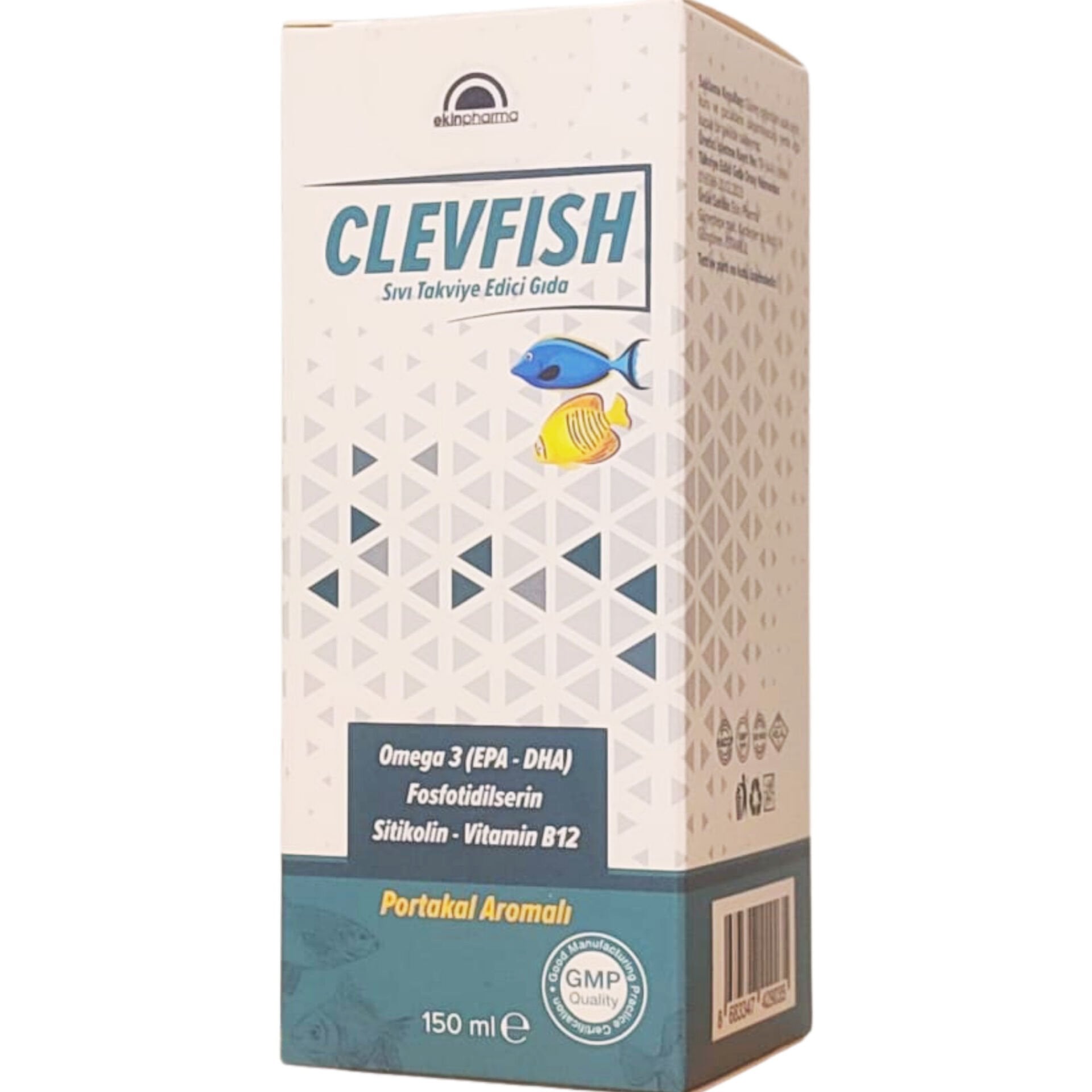 Clevfish Omega 3 Fosfotilidiseril Sitikolin B12 Şurup 150 ml
