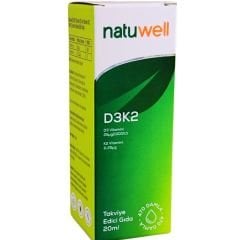 Natuwell Vitamin D3K2 - 400 Damla 20 ml