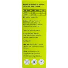 Natuwell Vitamin D3K2 - 400 Damla 20 ml