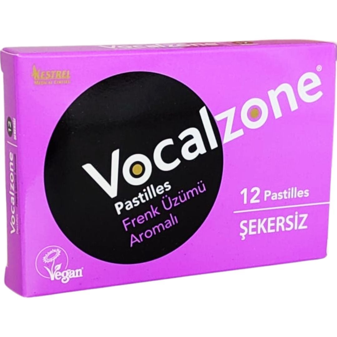 Vocalzone Frenk Üzümlü Pastil 12'li