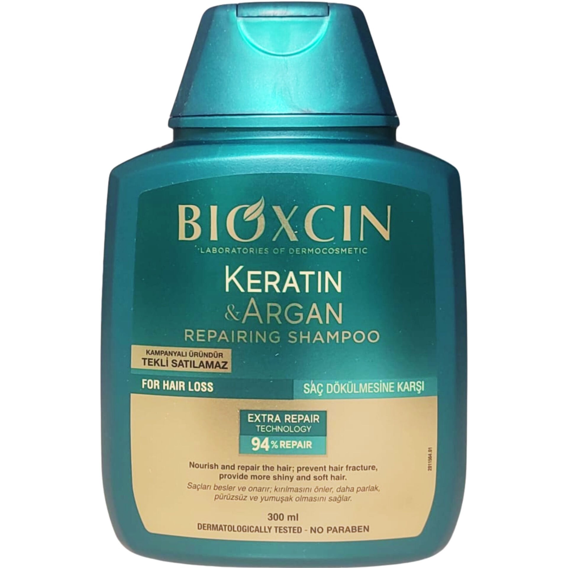 Bioxcin Keratin ve Argan Bariyer Onarıcı Şampuan 300 ml - Kutusuz