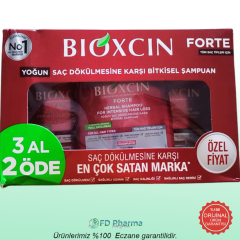 Bioxcin Forte Saç Dökülmesine Karşı Bakım Şampuanı 300 ml - 3 AL 2 ÖDE