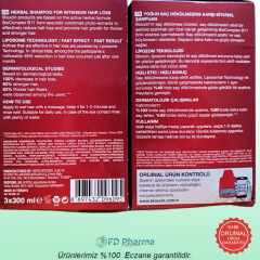 Bioxcin Forte Saç Dökülmesine Karşı Bakım Şampuanı 300 ml - 3 AL 2 ÖDE