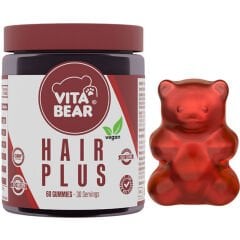 Vita Bear Hair Plus Vegan Saç Vitamini 60 Gummies