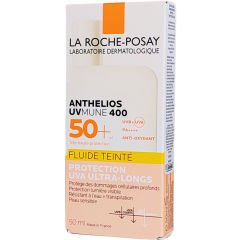 La Roche Posay Anthelios UVmune400 Invisible Fluid Tüm Cilt Tipleri İçin Renkli SPF50+ Yüz Güneş Kremi 50 ml