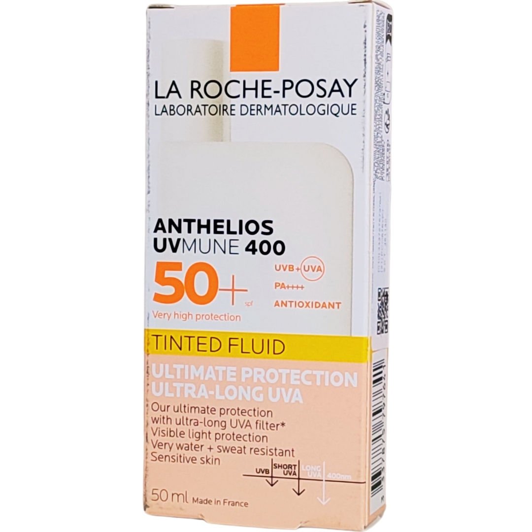 La Roche Posay Anthelios UVmune400 Invisible Fluid Tüm Cilt Tipleri İçin Renkli SPF50+ Yüz Güneş Kremi 50 ml