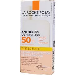 La Roche Posay Anthelios UVmune400 Invisible Fluid Tüm Cilt Tipleri İçin Renkli SPF50+ Yüz Güneş Kremi 50 ml