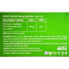 Aktif Folic Us Folik Asit Takviye Edici Gıda 90 Tablet