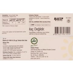Sunde Vita 1000lik D vitamini 30 ml - 600 Damla