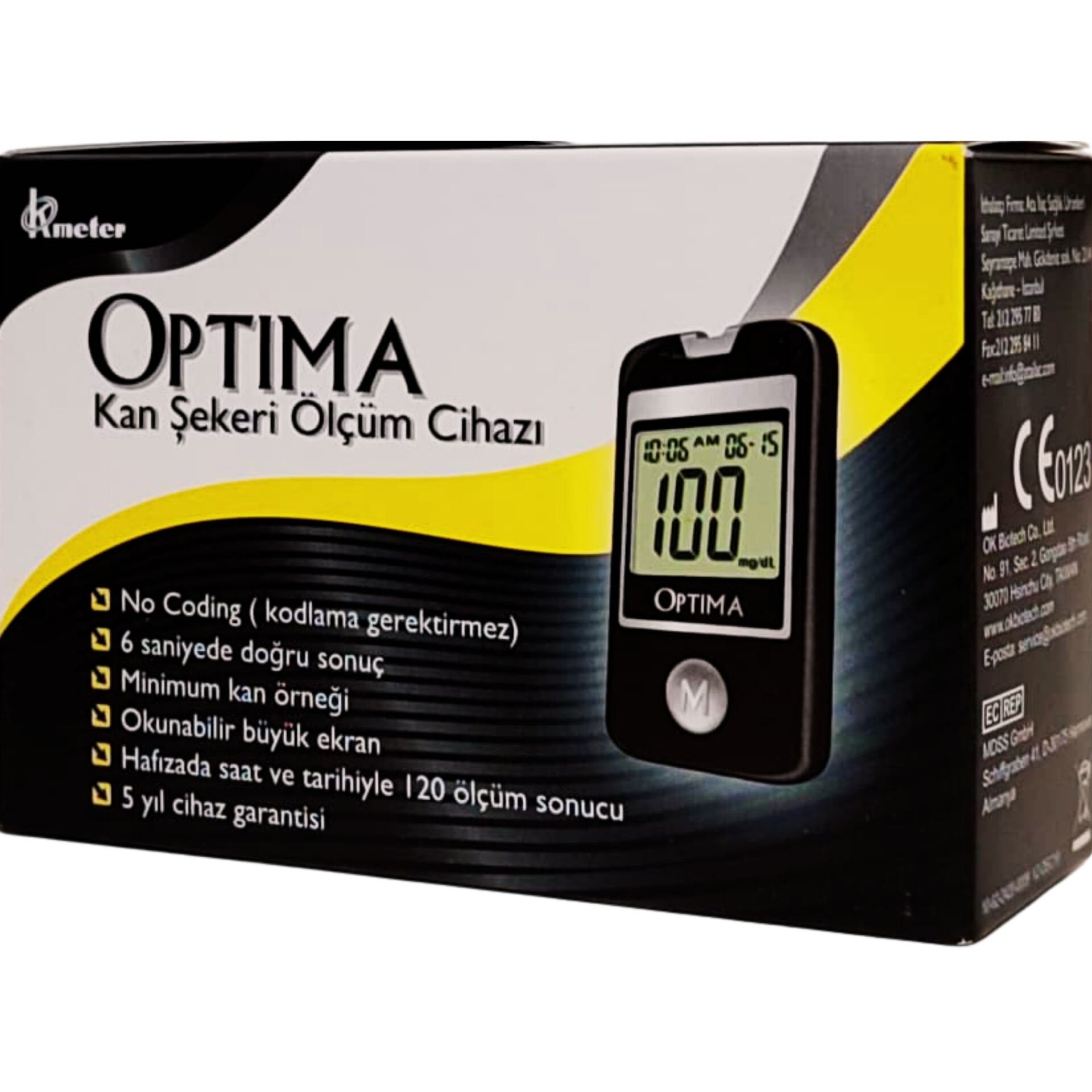 Optima Kan Şekeri Ölçüm Cihazı