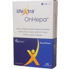 Tab İlaç Lifextra OnHepa Takviye Edici Gıda 30 Yumuşak Kapsül
