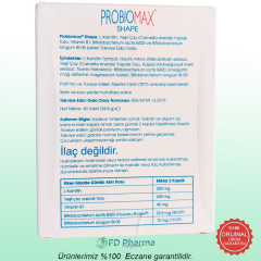 Imuneks Probiomax Shape Takviye Edici Gıda 60 Kapsül