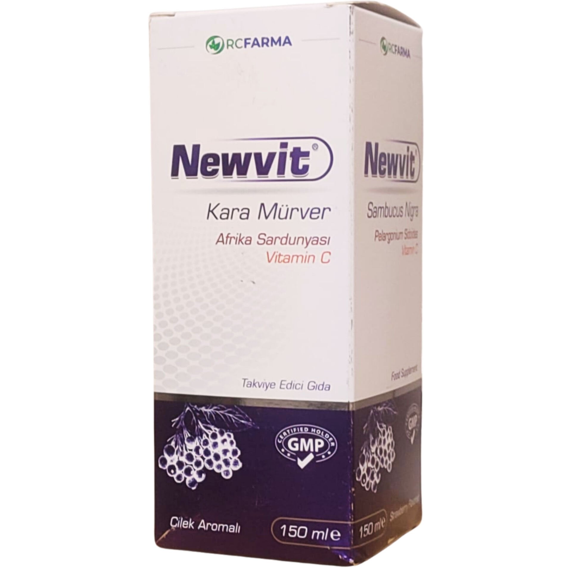 Newvit Kara Mürver & Afrika Sardunyası İçeren Takviye Edici Gıda 150 ml