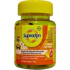 Supradyn Kids Çiğnenebilir Takviye Edici Gıda 60 Adet