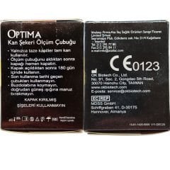 OKm​eter Optima Kan Şekeri Ölçüm Çubuğu 50 Adet - 1 Kutu