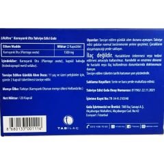 Lifextra Karnıyarık Otu 750 mg 120 Kapsül (Psyllium Husks Fibre)