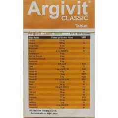 Argivit Classic 30 Tablet