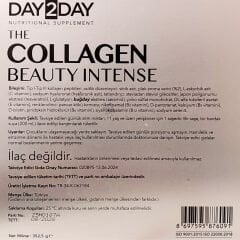 Day2Day The Collagen Beauty Intense 30 Saşe x 12 gr (Çilek Aromalı)