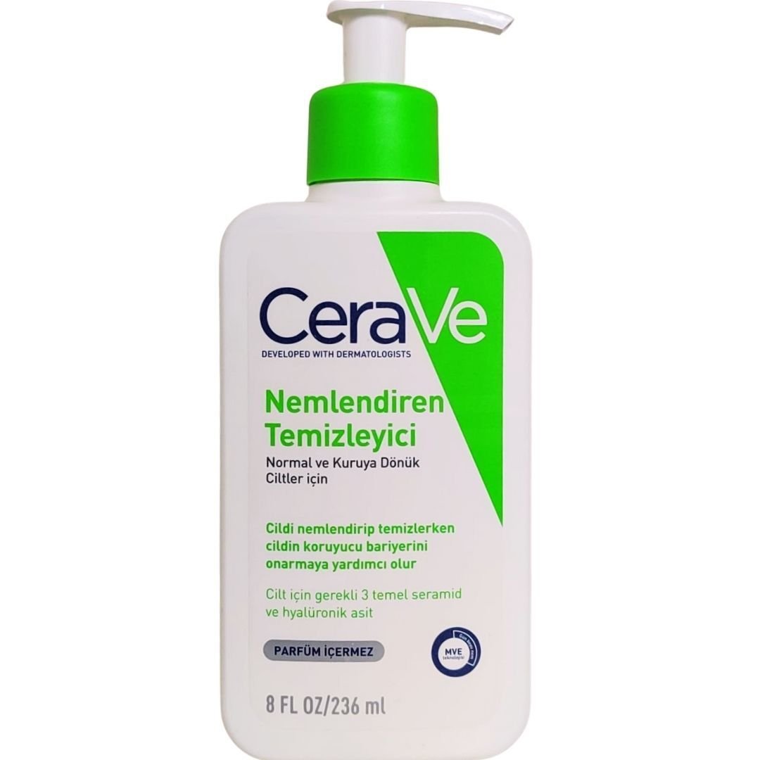Cerave Nemlendiren Temizleyici 236 ml Normal ve Kuruya Dönük Ciltler