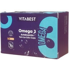Vitabest Omega 3 Astaksantin 50 Yumuşak Kapsül